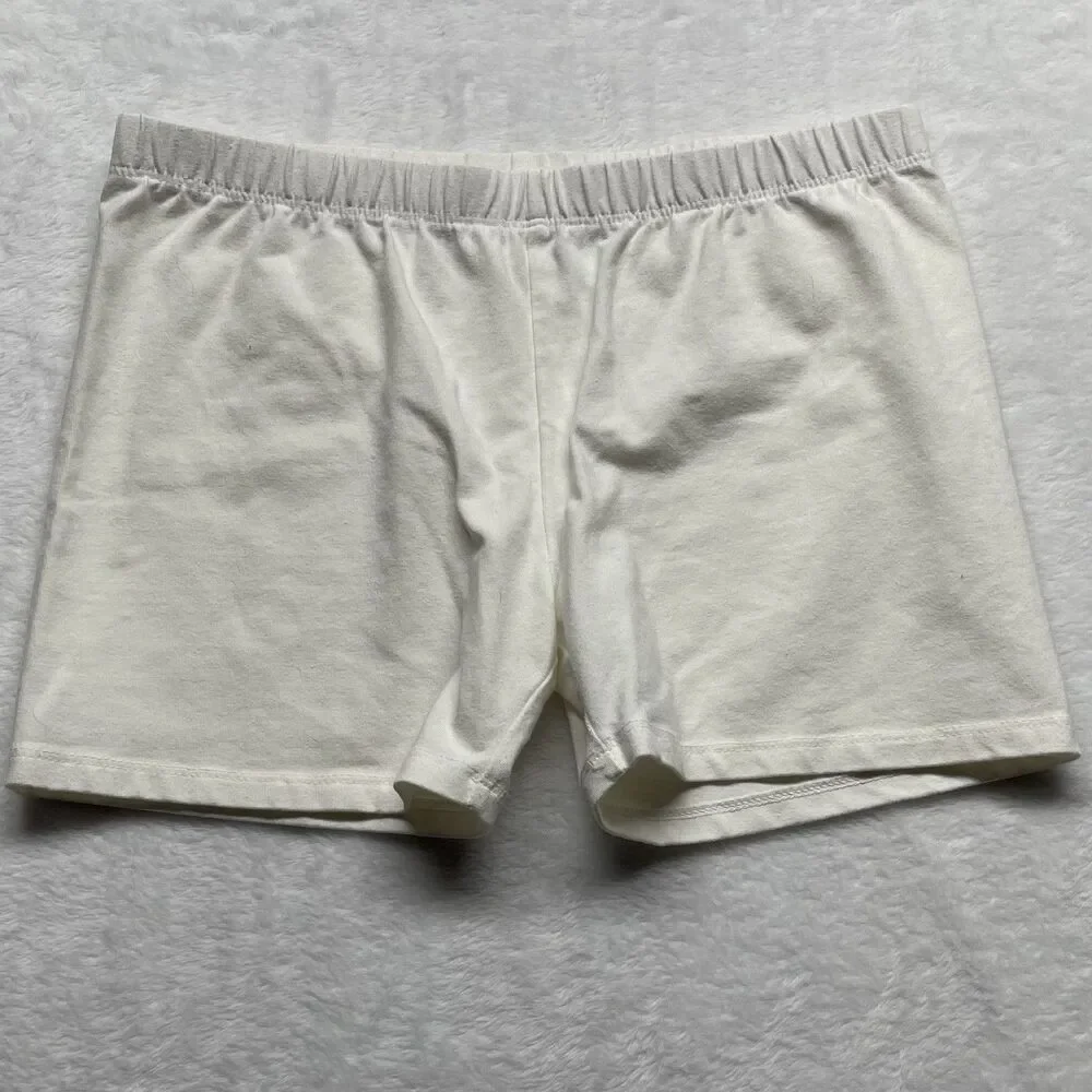 Gymboree Cartwheel Bike Shorts Girl’s Off White Sz XL